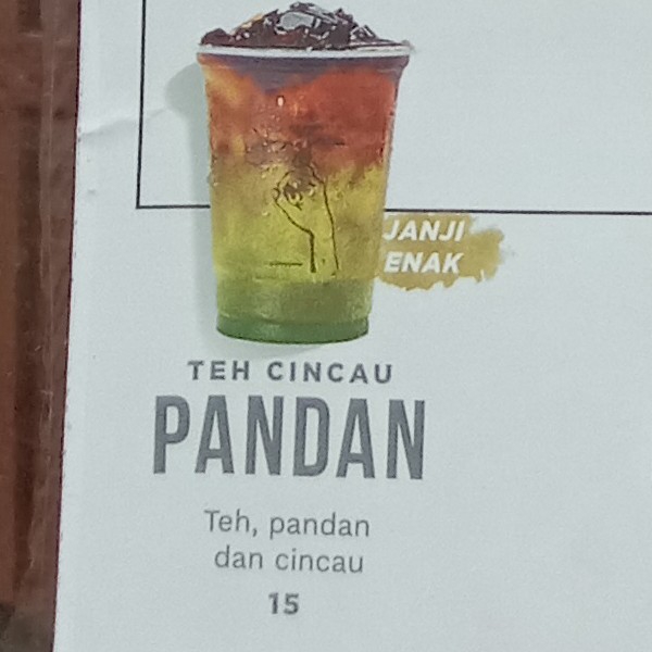 Teh Cincau PANDAN