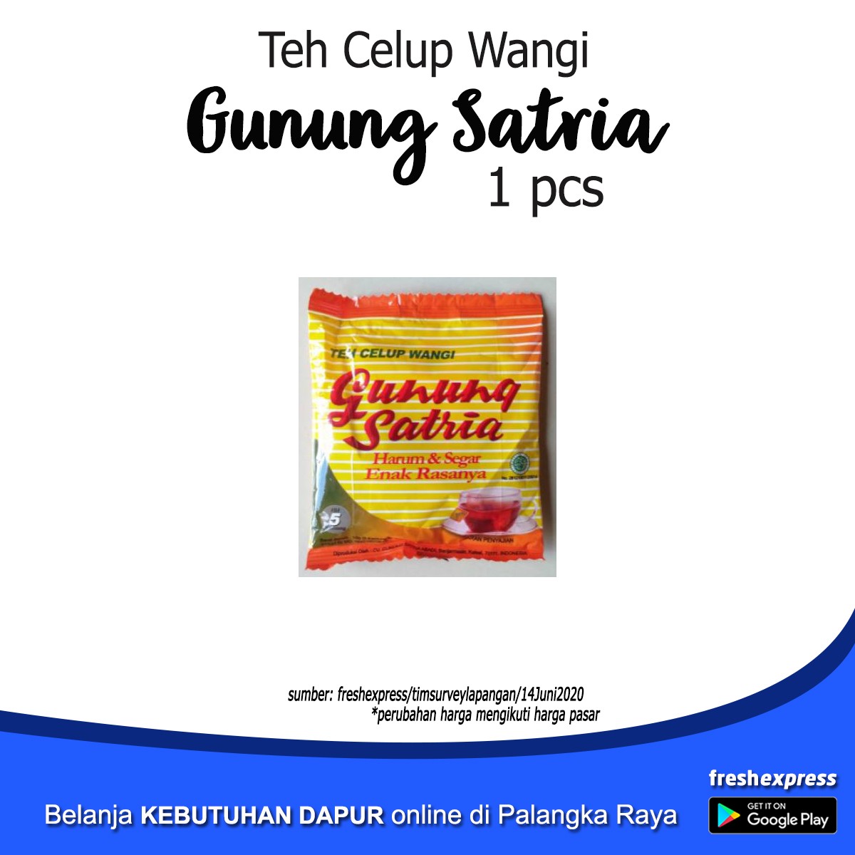 Teh Gunung Satria 1 Sachet