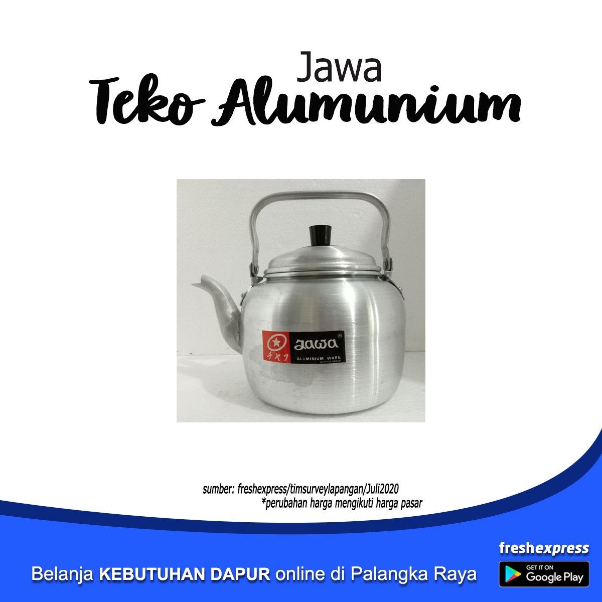 Teko Alumunium Jawa No 18