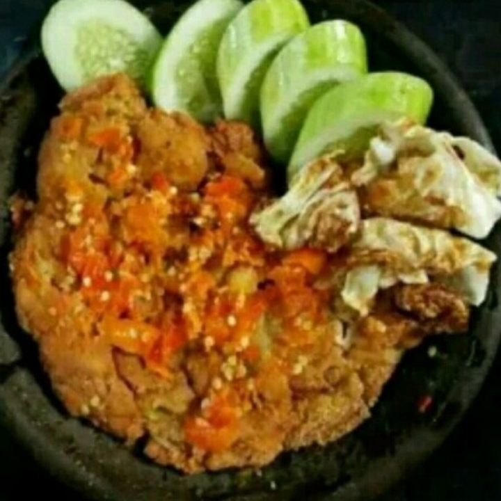 Telor Dadar Geprek