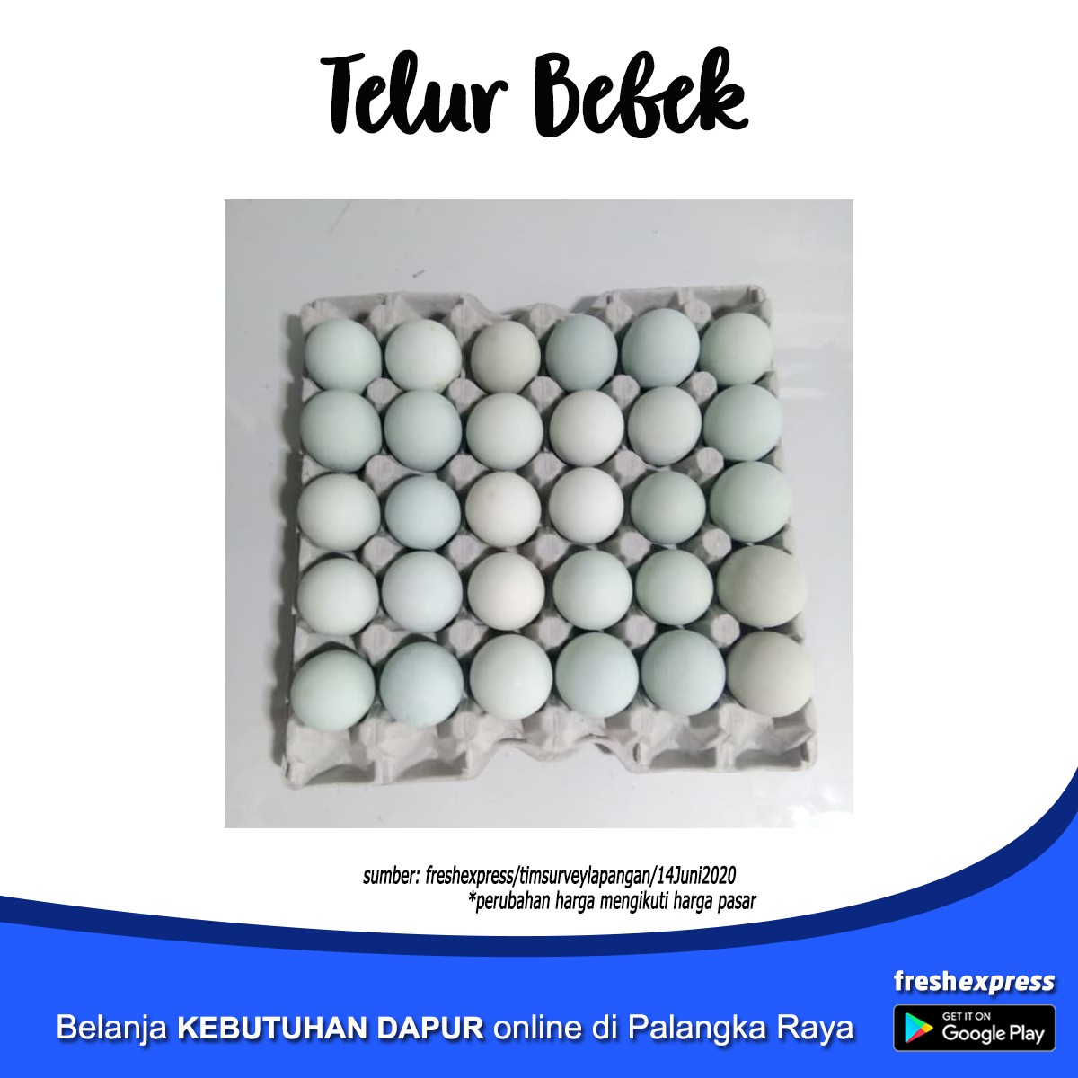 Telur Bebek 1 Tabak