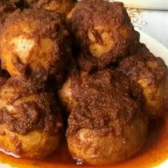 Telur Bulat Rendang