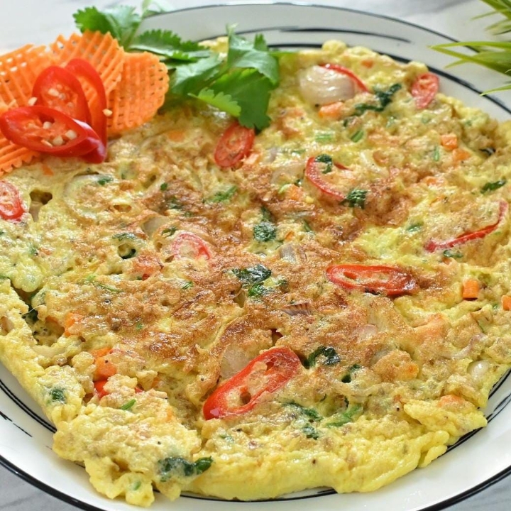 Telur Dadar Geprek