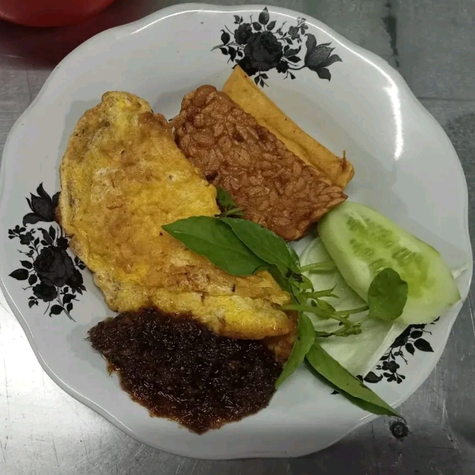 Telur Dadar Tempe Tahu