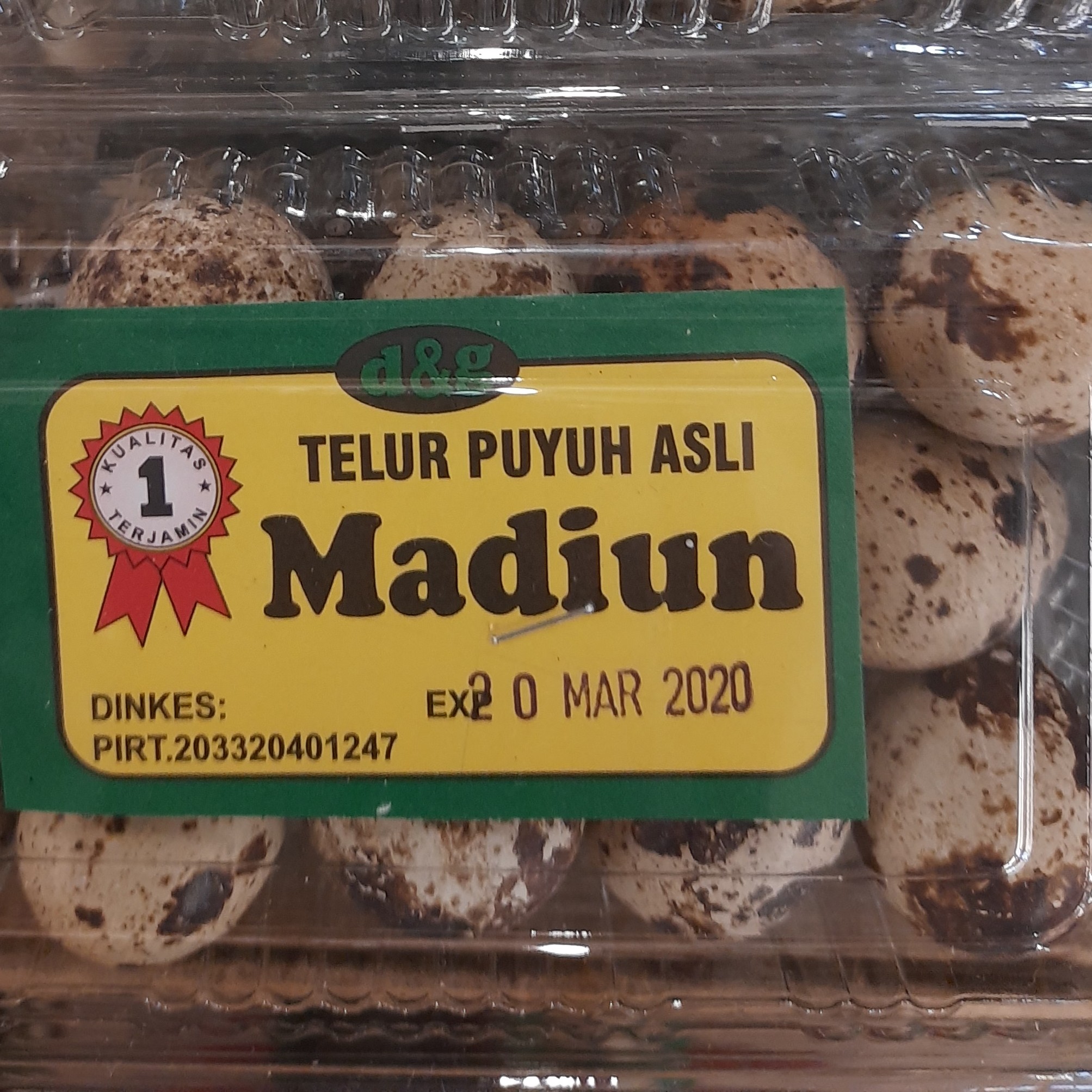 Telur Puyuh Madiun