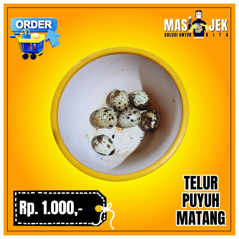 Telur Puyuh Matang