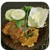 Telur Tempe Penyet 