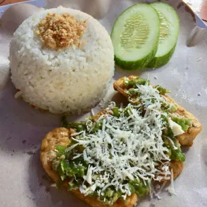 Tempe Geprek Ijo Keju