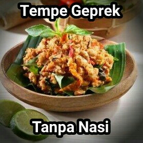 Tempe Geprek Tanpa Nasi