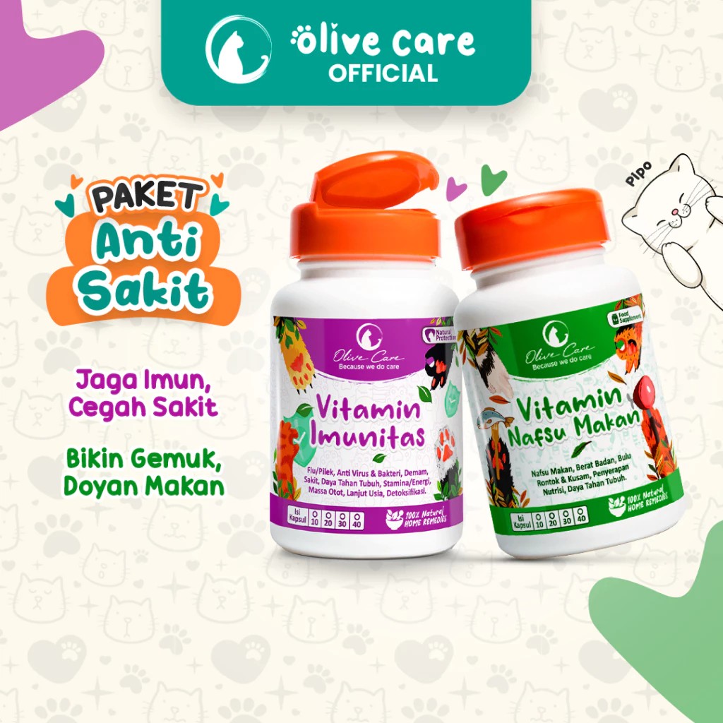 Temukan Olive Care Vitamin Kucing