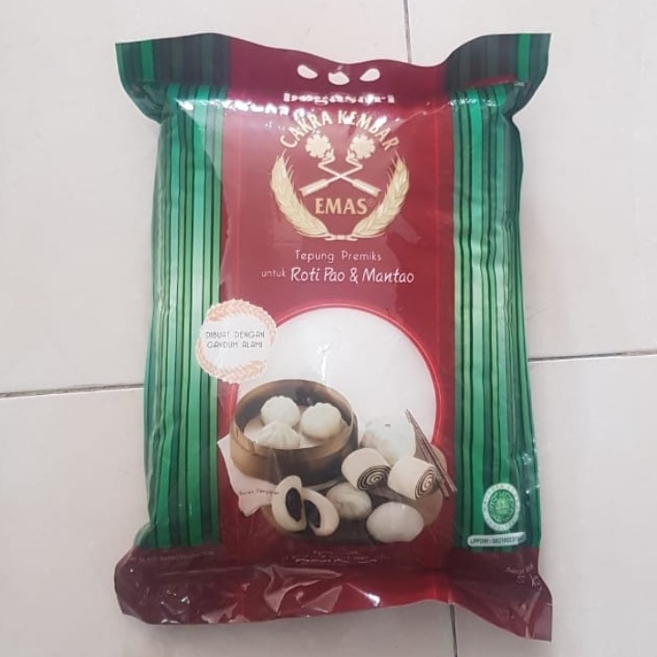 Tepung Cakra Kembar Emas Pao Mantao 5kg