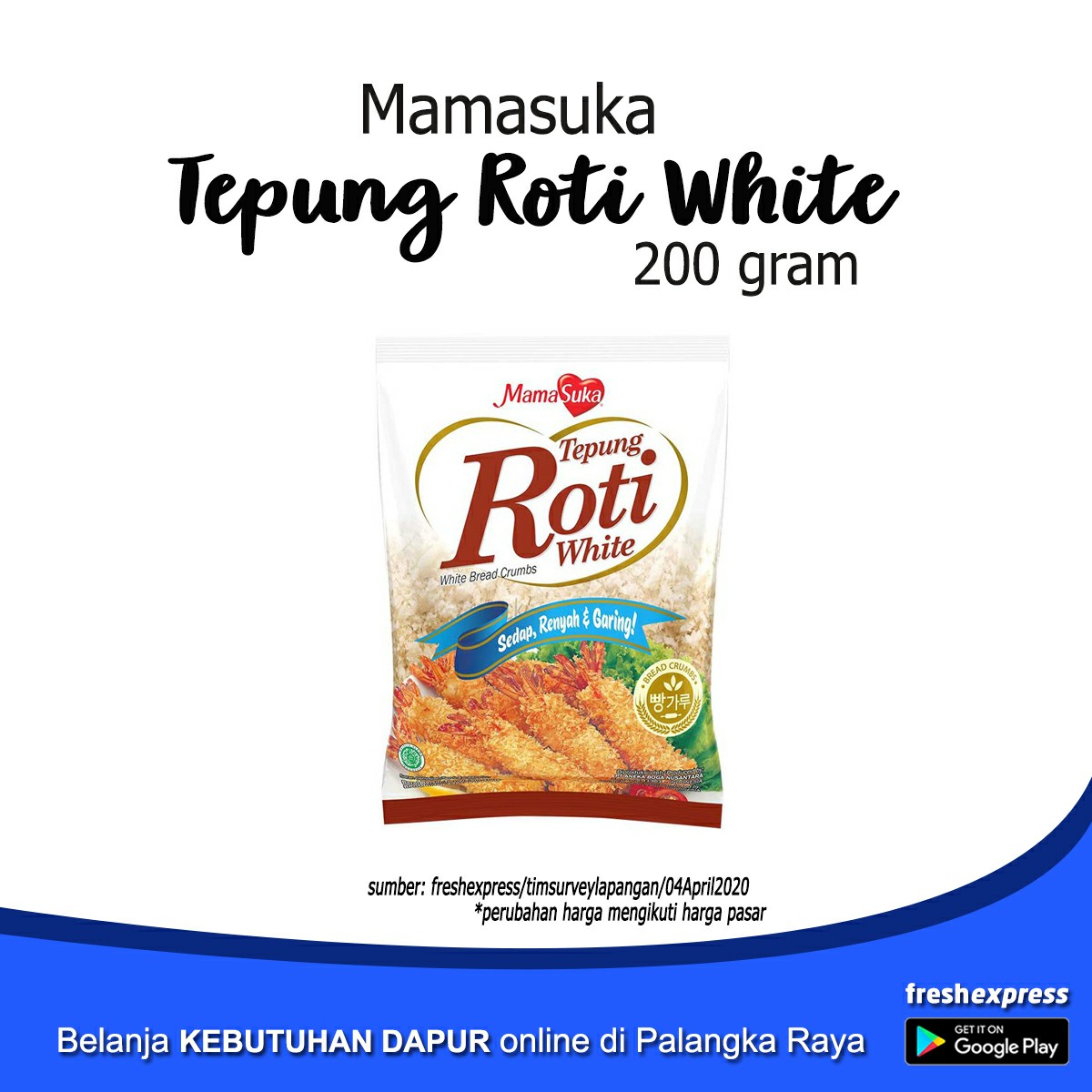 Tepung Roti White Mama Suka 200 Gram