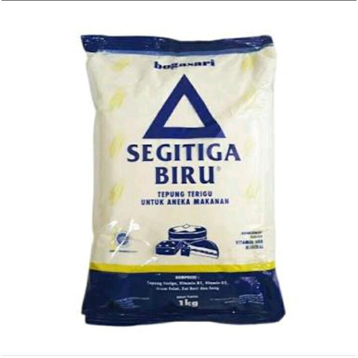 Tepung Segitiga Biru Bening 1kg