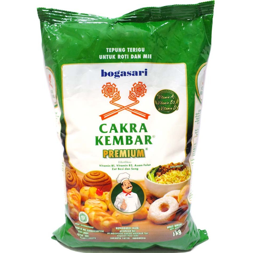 Tepung Terigu Cakra Kembar Premium 1kg