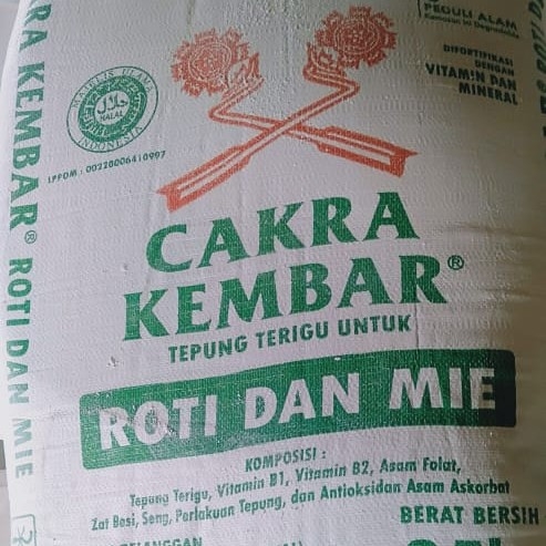 Tepung Terigu Cakra Kembar Zak 25 KG