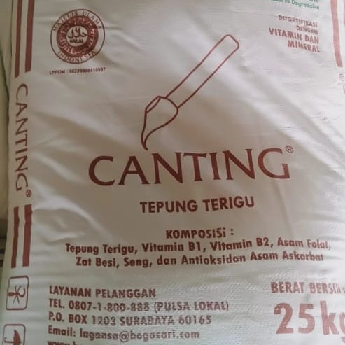 Tepung Terigu Canthing Zak 25 KG