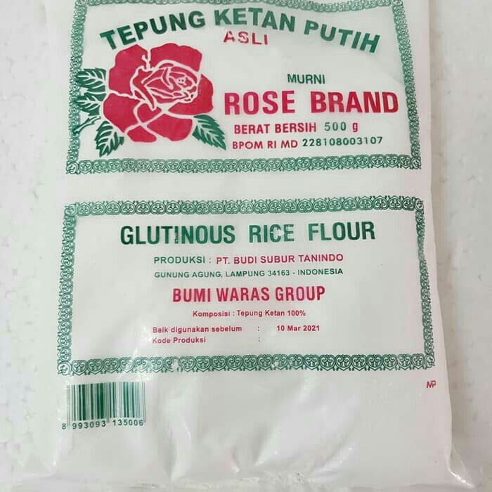 Tepung ketan putih rose brand