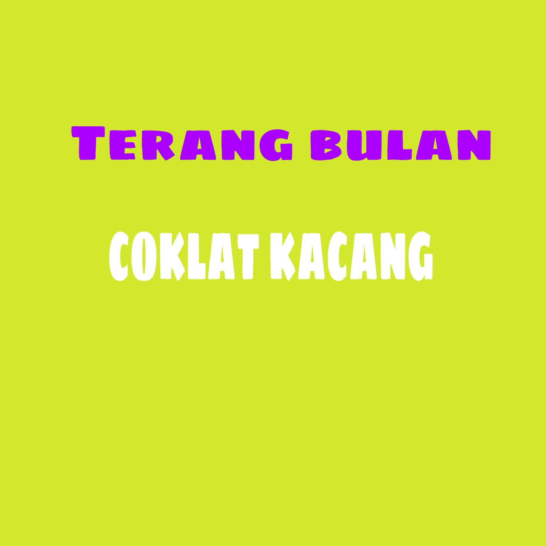 Terang Bulan Coklat Kacang