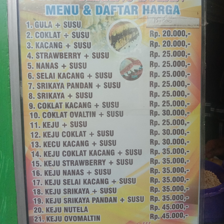 Terang Bulan Coklat Kacang Dan Susu