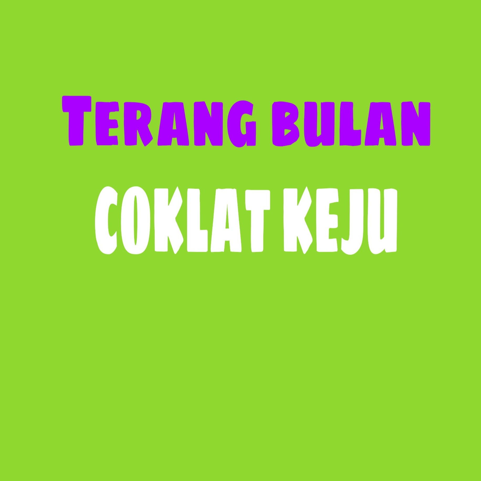 Terang Bulan Coklat Keju