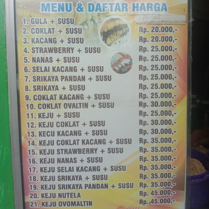 Terang Bulan Keju Dan Susu