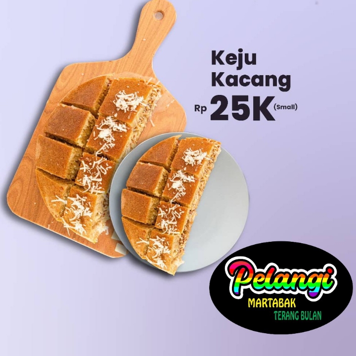 Terang Bulan Keju Kacang Kecil 8 Potong