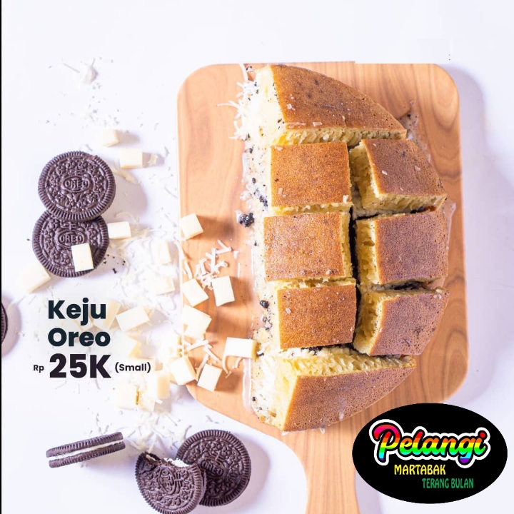 Terang Bulan Keju Oreo Kecil 8 Potong