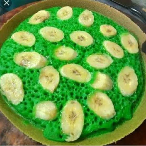 Terang Bulan Pisang Susu Pandan