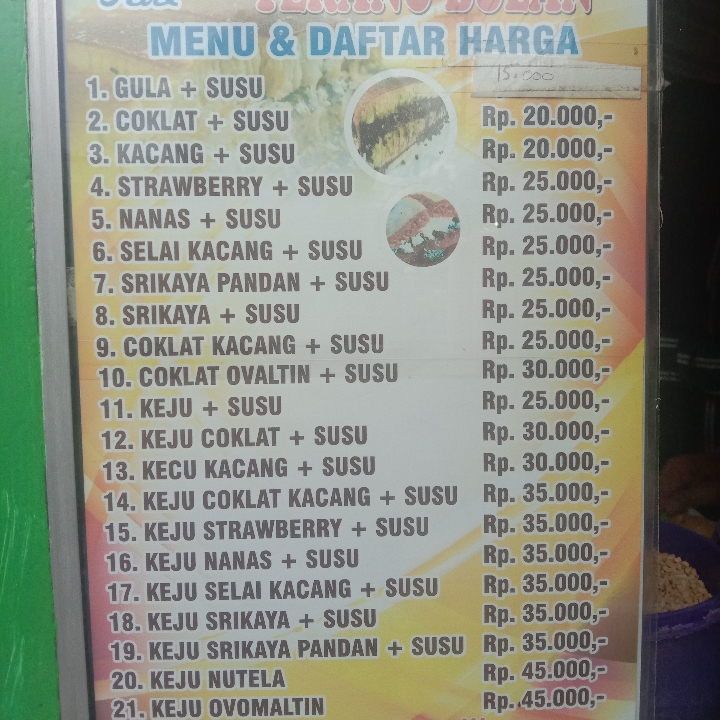 Terang Bulan Srikaya Pandan Dan Susu