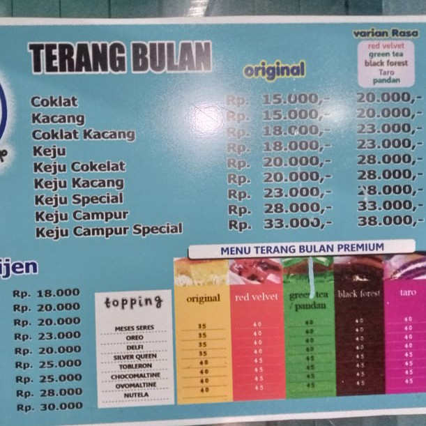 Terbul Keju Campur