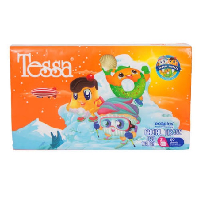 Tessa Facial 50 Sheets 2 Ply