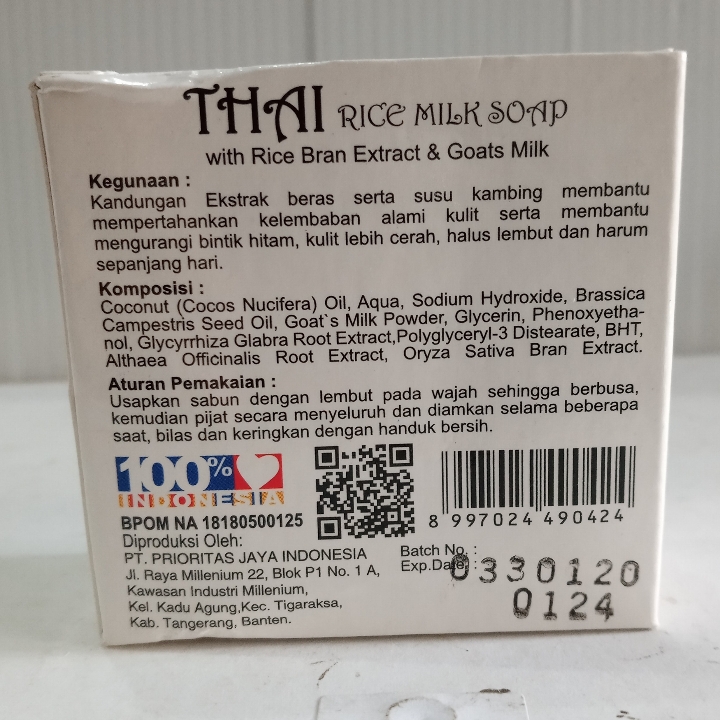 Thai Rice Milk Soap 2