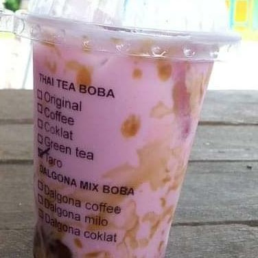 Thai Tea Boba Taro