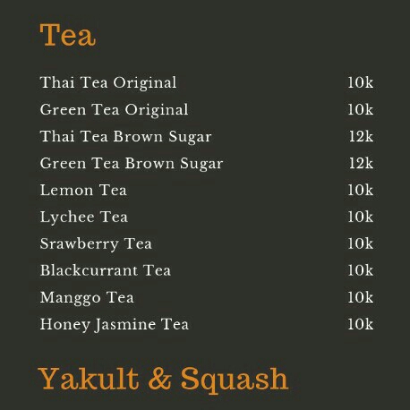 Thai Tea Brown Sugar