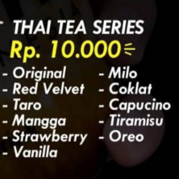 Thai Tea Series Red Velvet