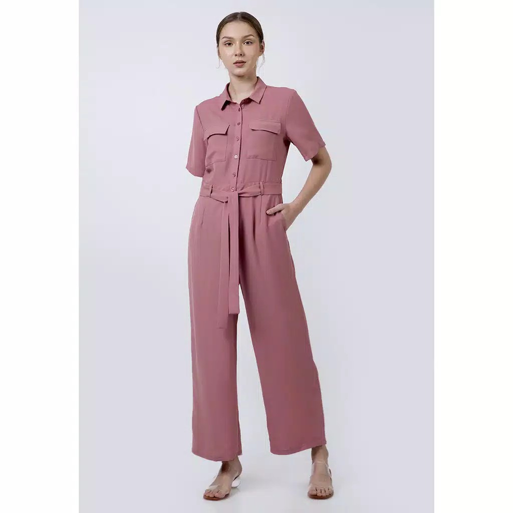 The Executive Basic Jumpsuit 5-JSWKEY120D009 Dusty Pink 4