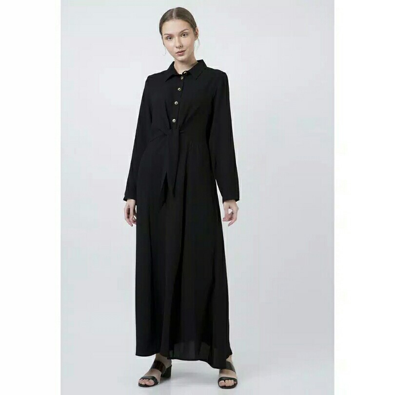 The Executive Basic Long Dress 5-DDWKEY120D020 Black