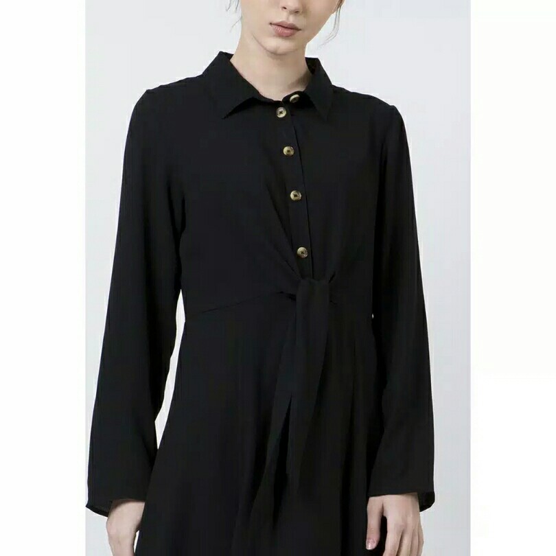 The Executive Basic Long Dress 5-DDWKEY120D020 Black 2