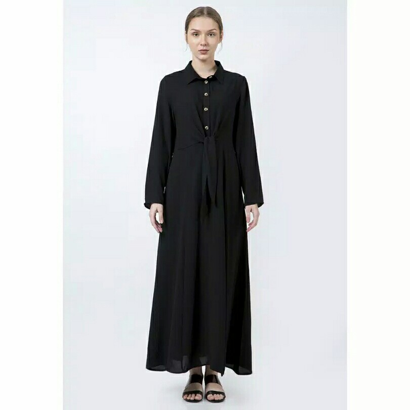 The Executive Basic Long Dress 5-DDWKEY120D020 Black 4