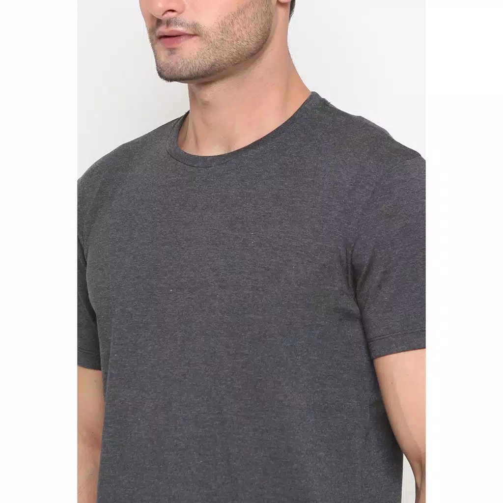 The Executive Basic Round T-Shirt 1-TSIBSC519O039 Dark Grey 3