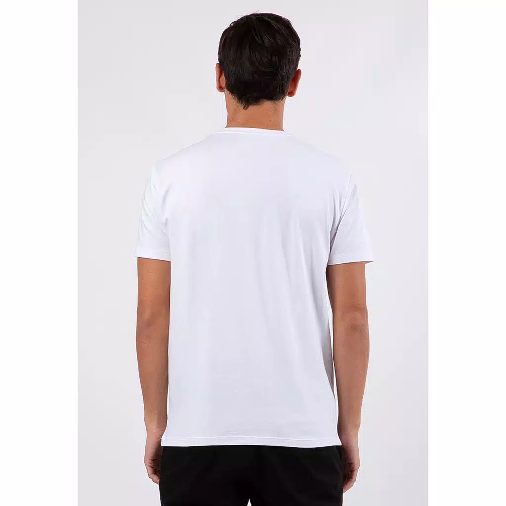 The Executive Basic V Neck Stretch T-Shirt 1-TSIBSC519O044 White 2