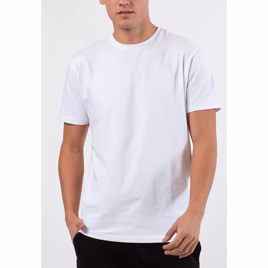 The Executive Basic V Neck Stretch T-Shirt 1-TSIBSC519O044 White 3