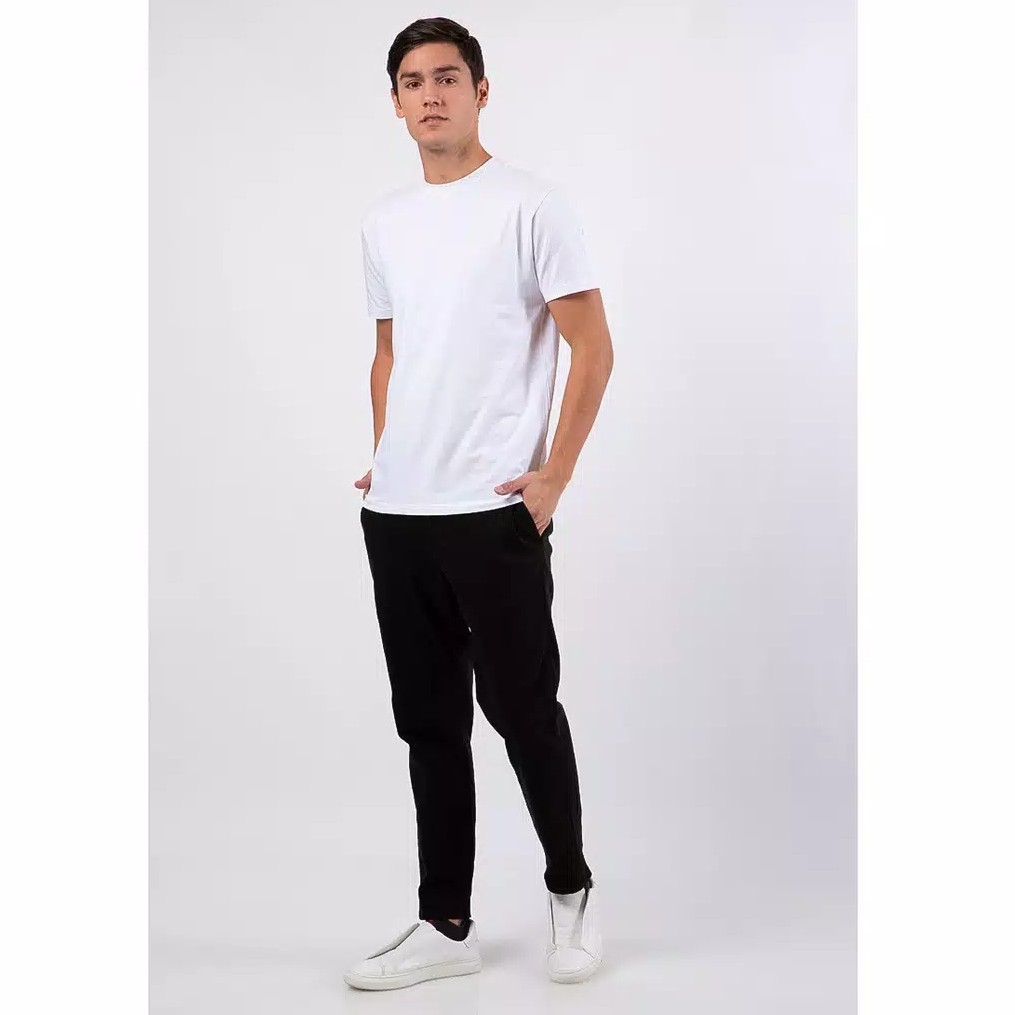 The Executive Basic V Neck Stretch T-Shirt 1-TSIBSC519O044 White 4