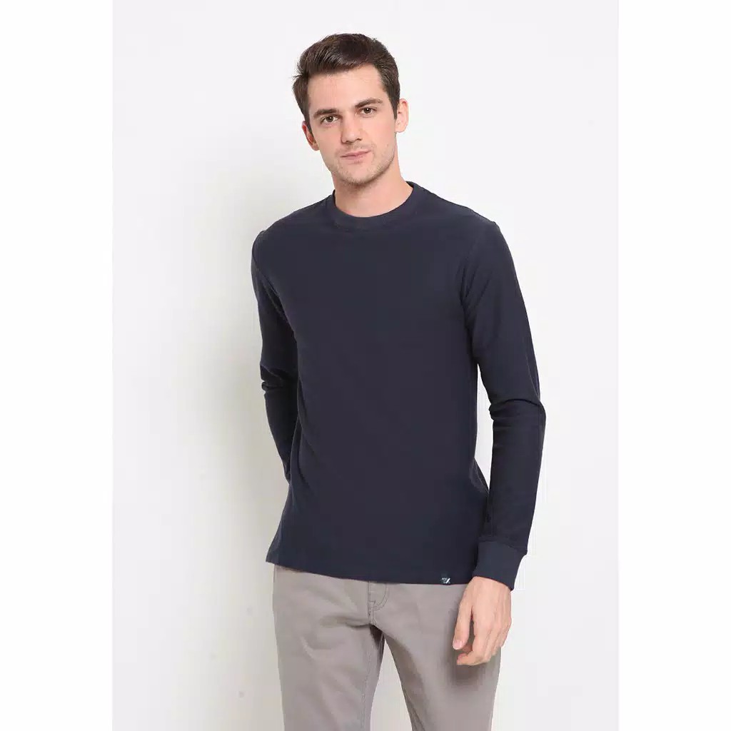 The Executive Brush Twill Tee 1-TSICTC120F662 Navy