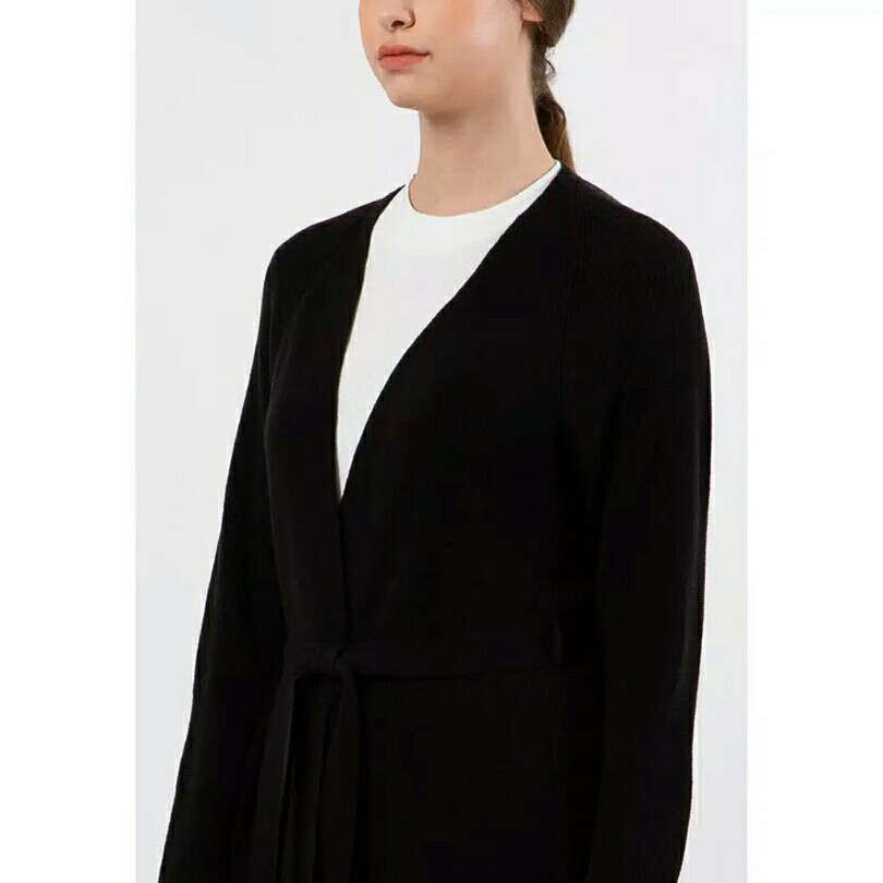 The Executive Long Sleeves Belted Cardigan 5-COGKEY120E041 B 3