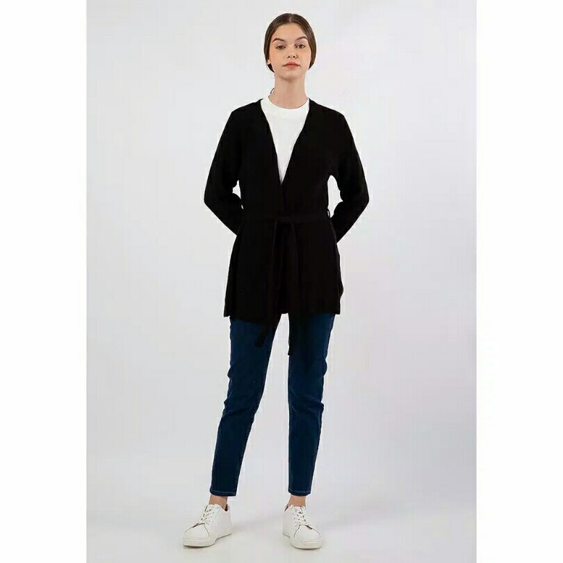 The Executive Long Sleeves Belted Cardigan 5-COGKEY120E041 B 4