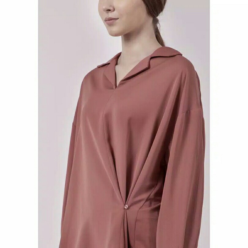 The Executive Loose Tunic 5-BLWSIG120C027 Terracotta 3