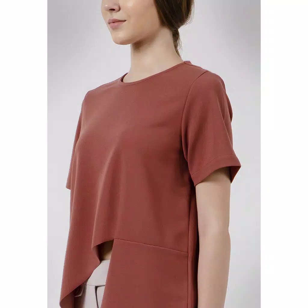 The Executive Loose blouse 5-BSKSIG120C025 Terracotta 3