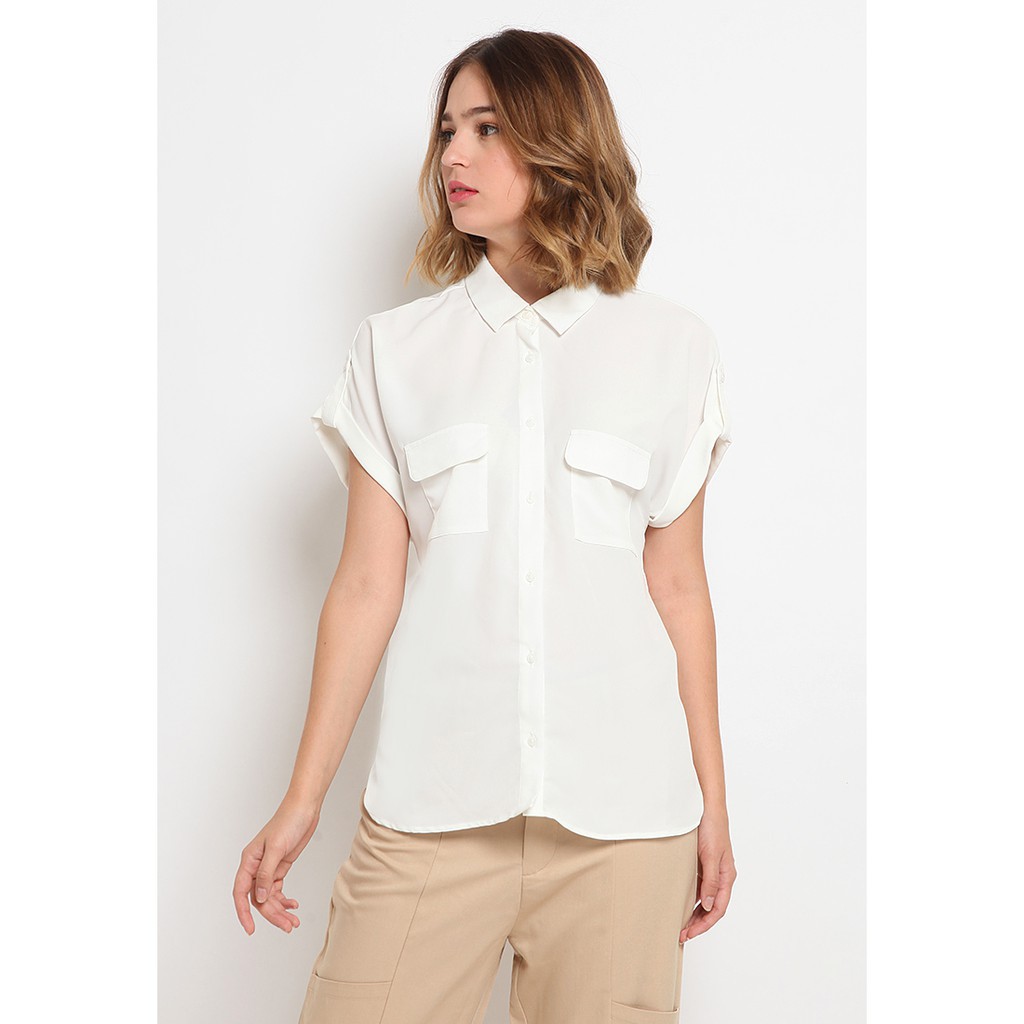 The Executive Short Sleeve Blouse