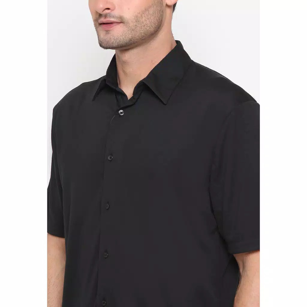 The Executive Short Sleeves Shirt 1-SSRKCO120E186 Black 3